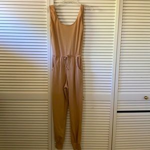 Tan Jump Suit